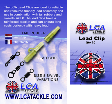 LCA Tackle LCA Lead Clips 20 pcs