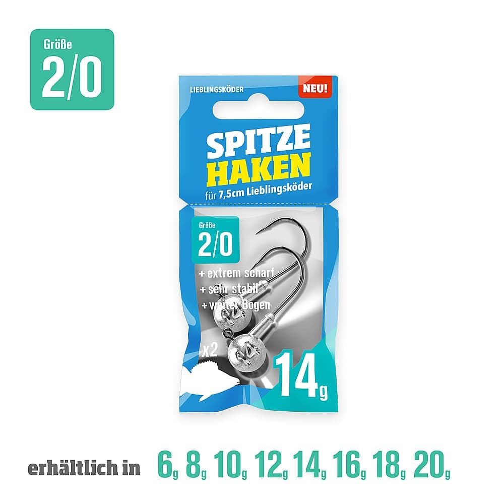 Lieblingskoder Spitze Haken 2/0