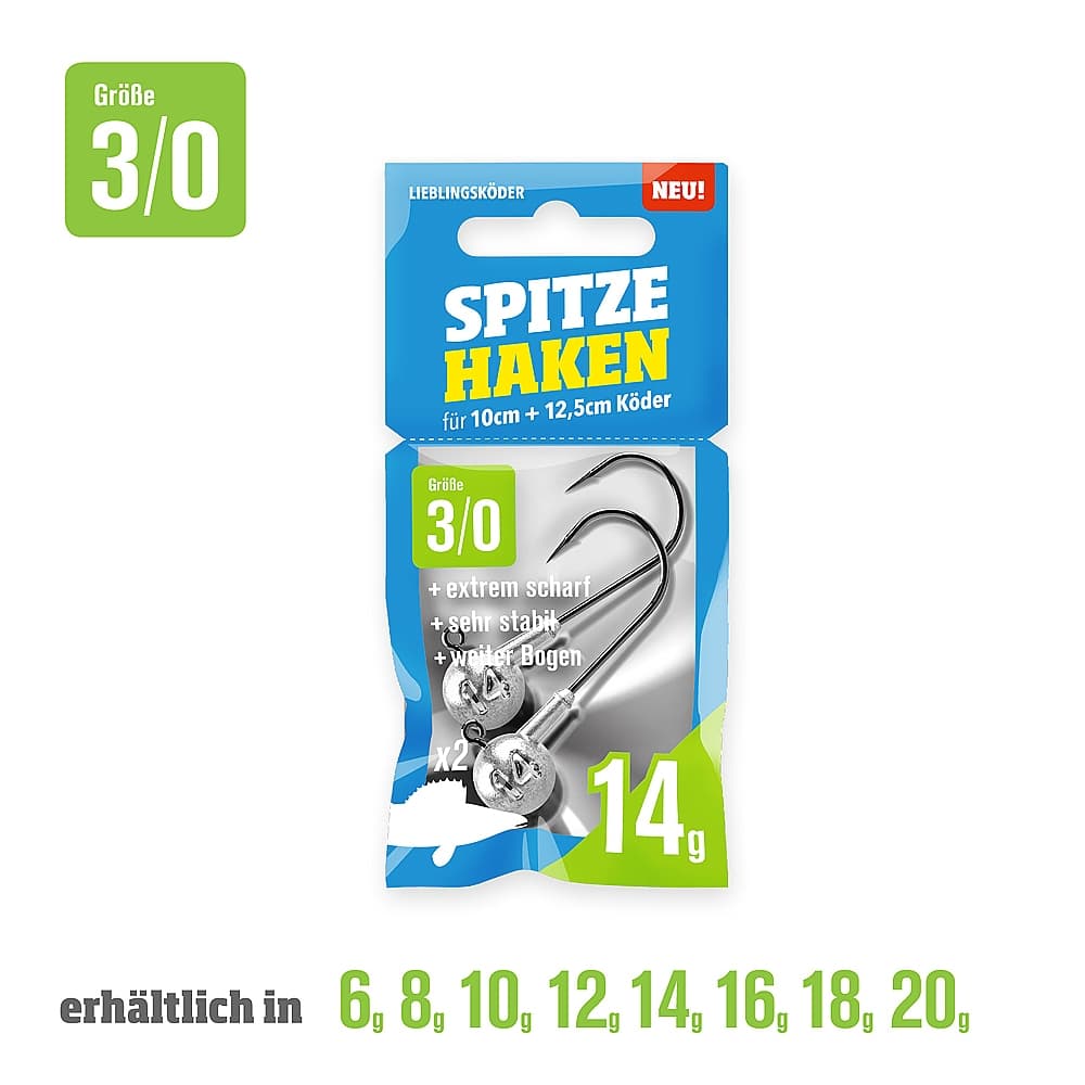 Lieblingskoder Spitze Haken 3/0