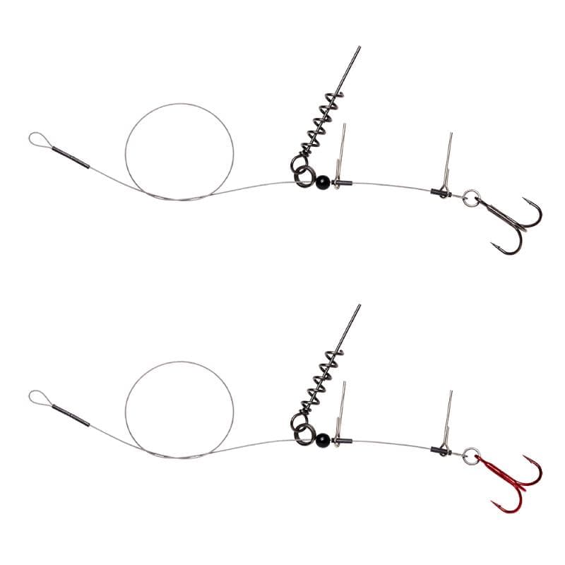Linethru Corkscrew Rig 2X#1 40cm 22kg 2st.