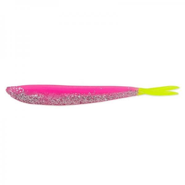 Lunkercity Fin-S Fish 4inch Bubblegum Ice Chart Tail
