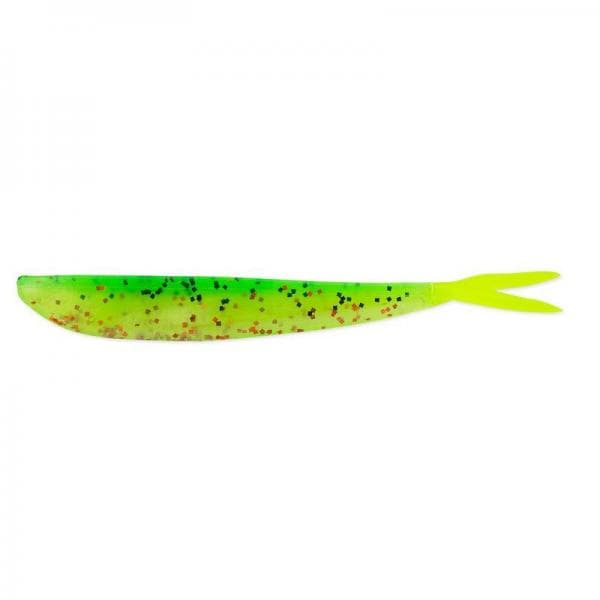 Lunkercity Fin-S Fish 4inch Fire Tiger Chartreuse