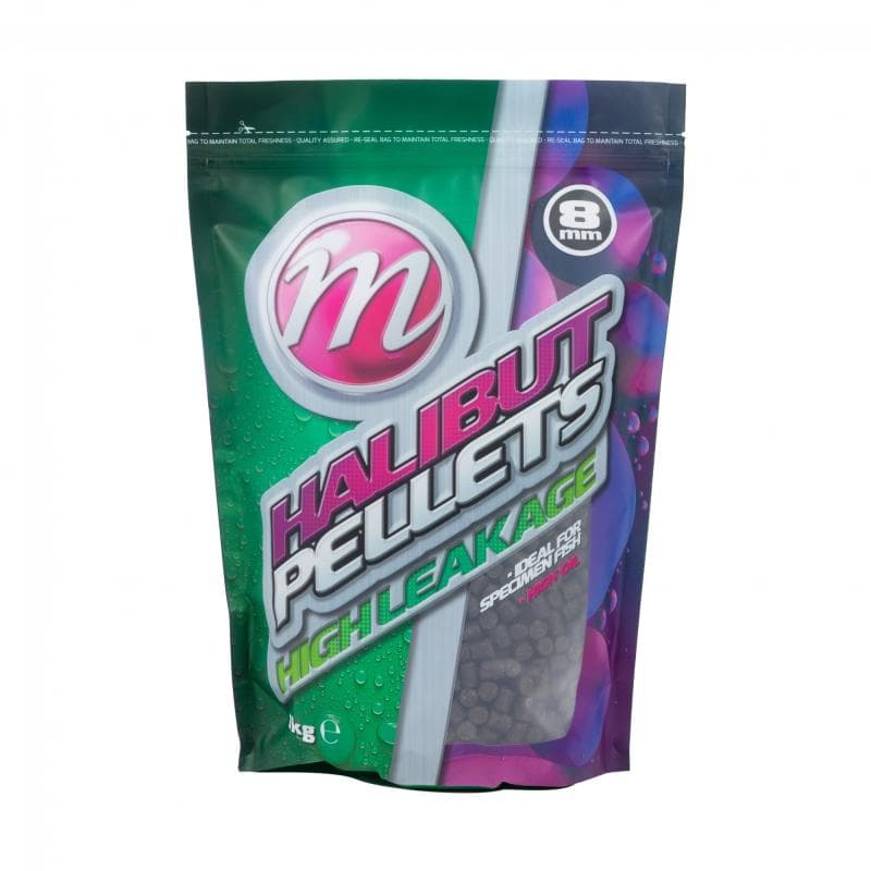 Mainline Activated Halibut Pellets 1kg 8mm