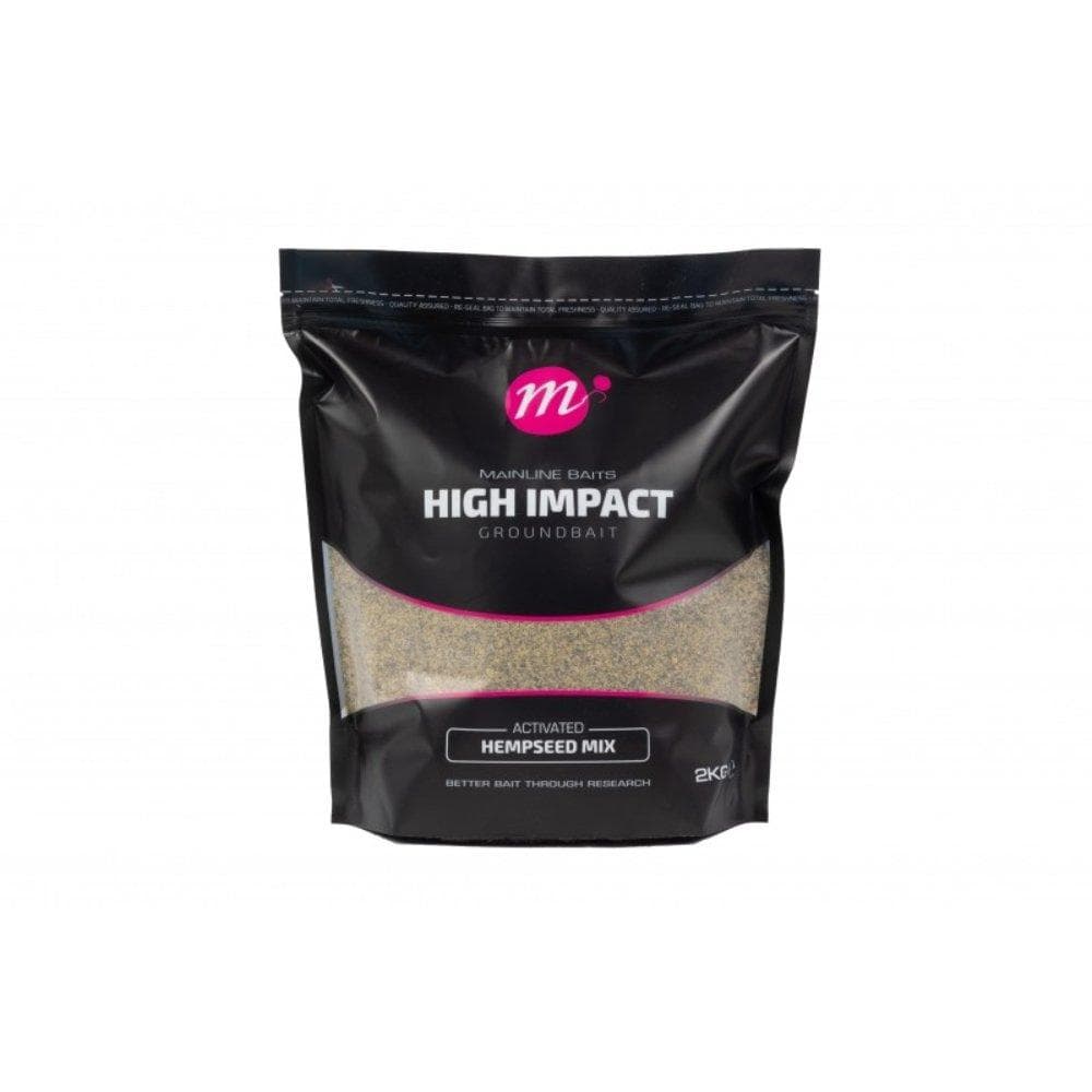 Mainline High Impact Active Groundbait 2kg Hempseed