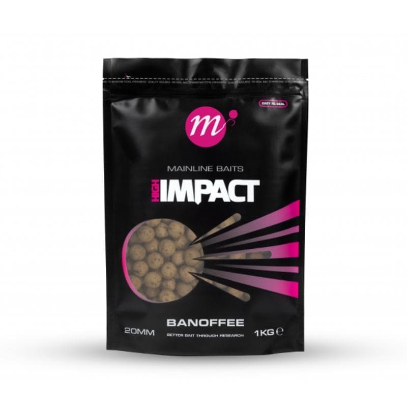 Mainline High Impact Boilies Banoffee 20mm - 1kg