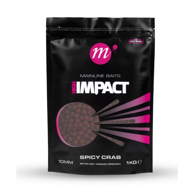 Mainline High Impact Boilies Spicy Crab 10mm 1kg