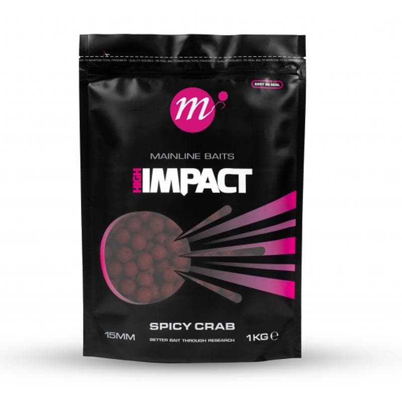 Mainline High Impact Boilies Spicy Crab 15mm - 1kg