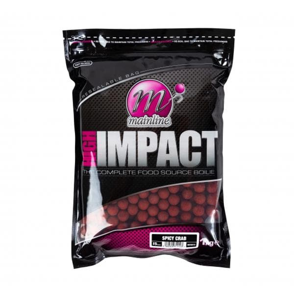 Mainline High Impact Boilies Spicy Crab 15mm - 3kg