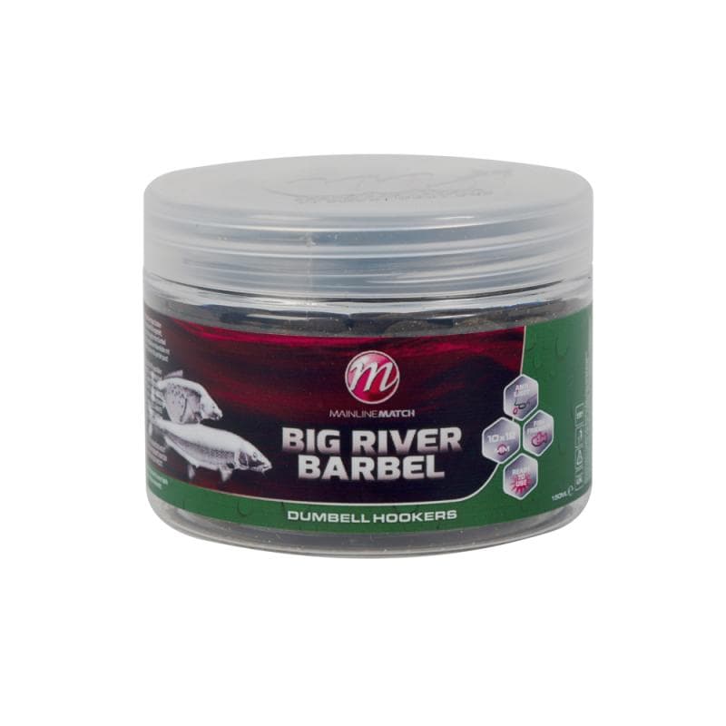 Mainline Match Big River Barbel Dumbell Hookbaits - 10 x 12mm