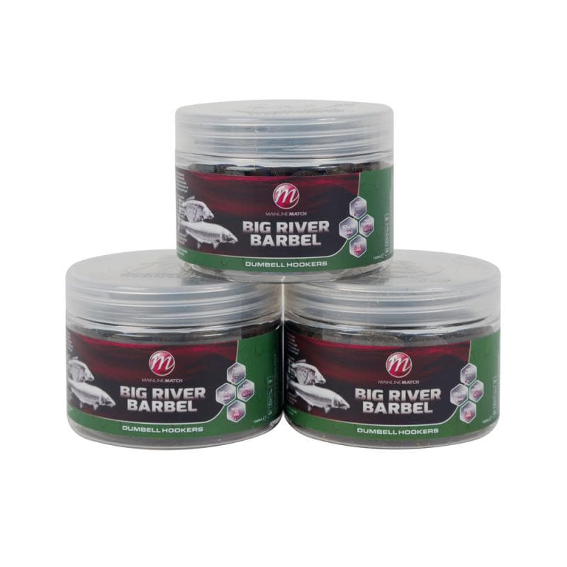 Mainline Match Big River Barbel Dumbell Hookbaits - 15 x 18mm - foto 2