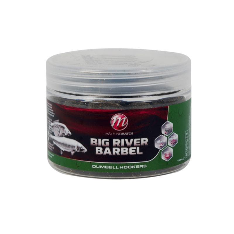 Mainline Match Big River Barbel Dumbell Hookbaits - 15 x 18mm