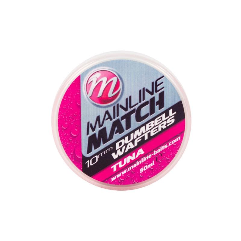 Mainline Match Dumbell Wafters 10mm Pink Tuna