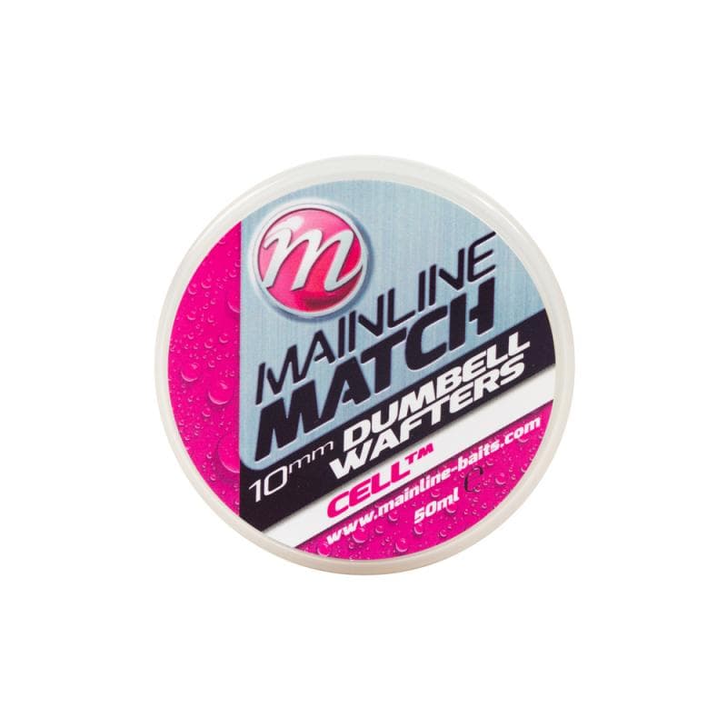 Mainline Match Dumbell Wafters 10mm White Cell
