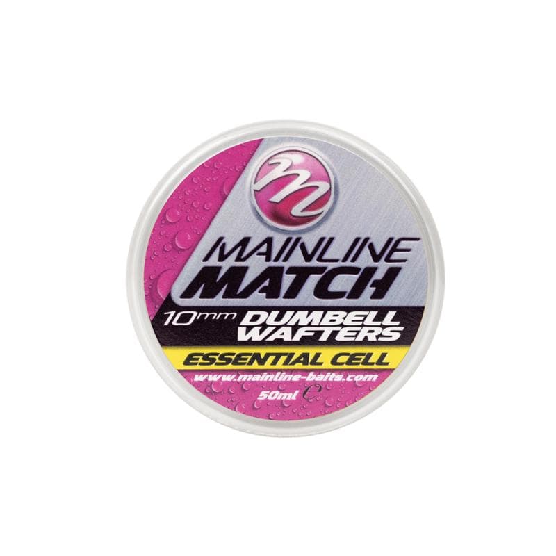 Mainline Match Dumbell Wafters Yellow Essential Cell - 10mm