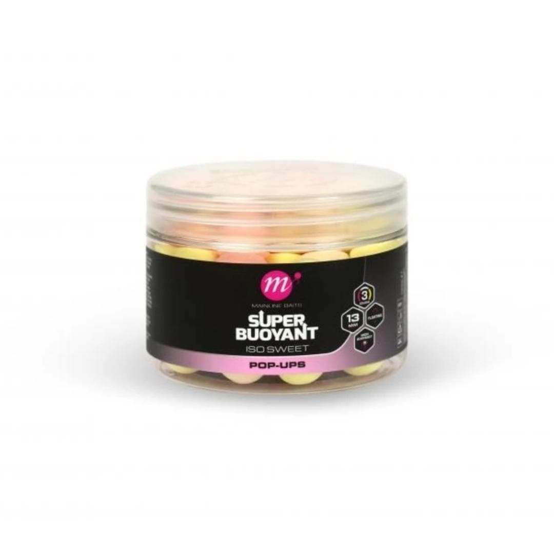 Mainline Super Buoyant Pop-Ups Pink, Yellow, White Iso Sweet 13mm