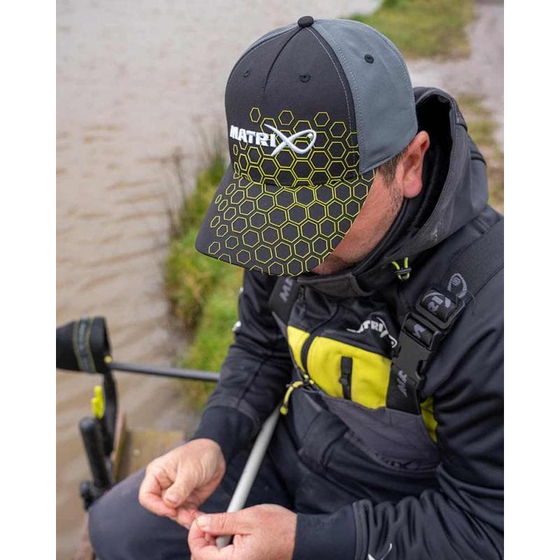 Matrix Hex Print Baseball Cap Black - foto 6
