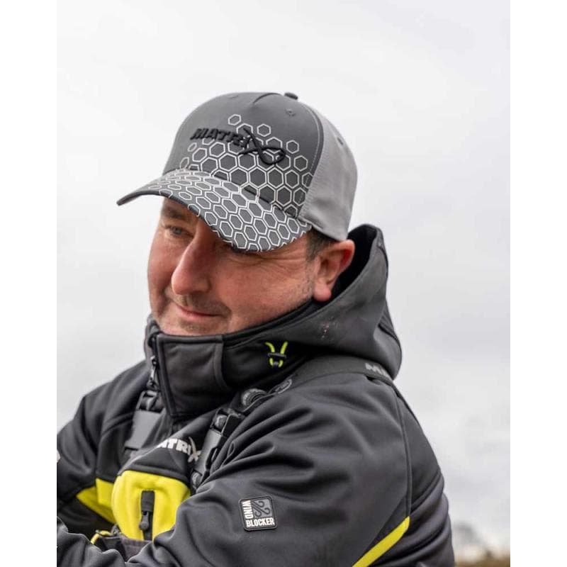Matrix Hex Print Baseball Cap Grey - foto 3