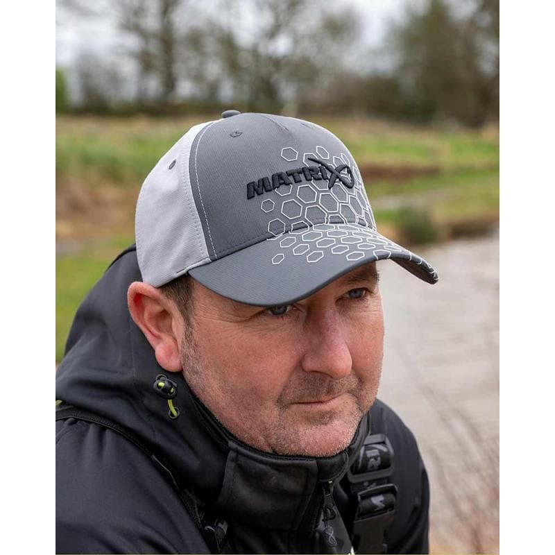 Matrix Hex Print Baseball Cap Grey - foto 5