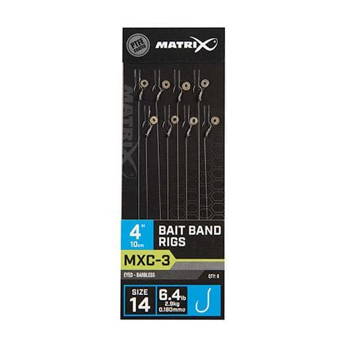 Matrix MXC-3 Bait Band Rigs 10cm Size 14/0.18mm