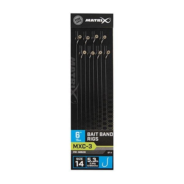 Matrix MXC-3 Bait Band Rigs 15cm Size 14/0.16.5cm