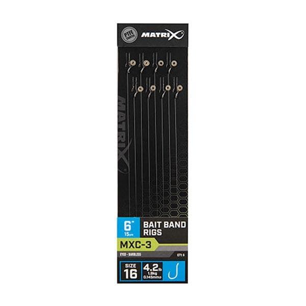 Matrix MXC-3 Bait Band Rigs 15cm Size 16/0.145mm