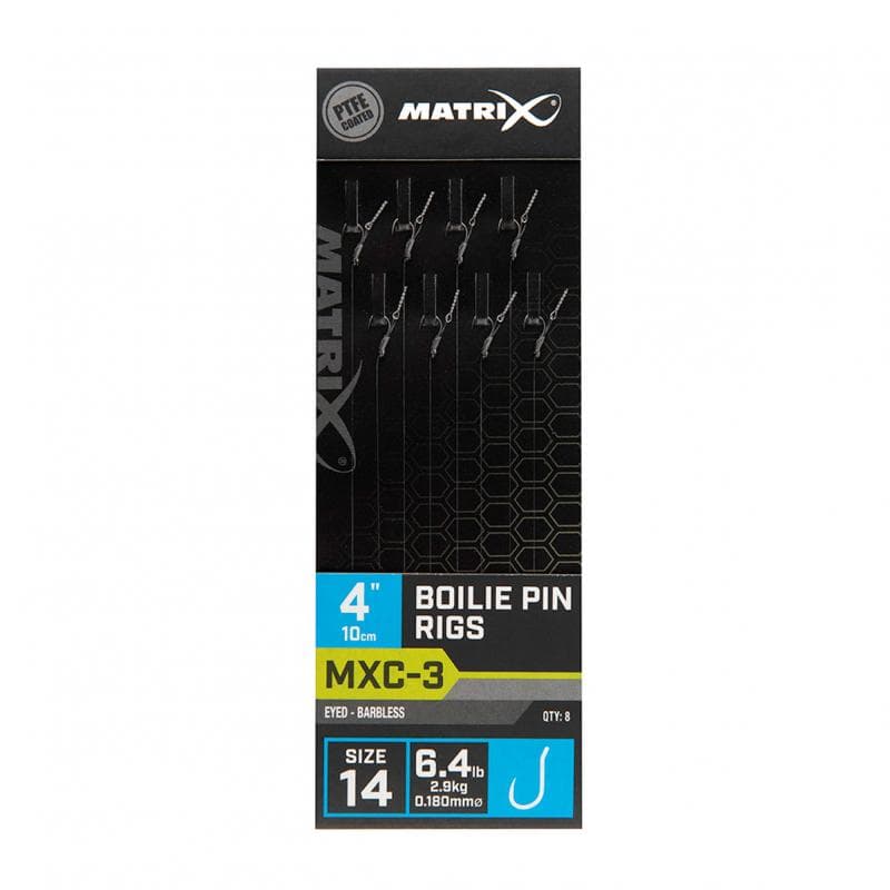 Matrix MXC-3 Boilie Pin Rigs 10cm Size14 / 0.18mm