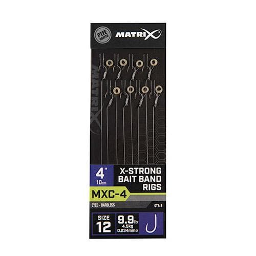 Matrix MXC-4 X-Strong Bait Band Rigs 10cm Size 12/0.234mm