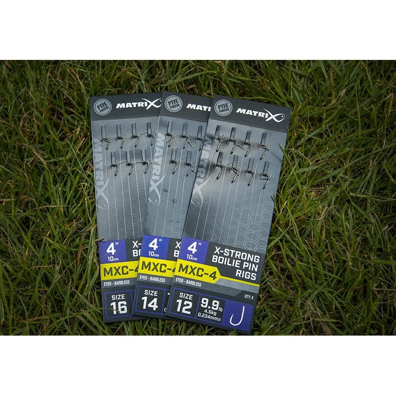 Matrix MXC-4 X-Strong Boilie Pin Rigs 10cm Size 12 / 0.23mm - foto 2