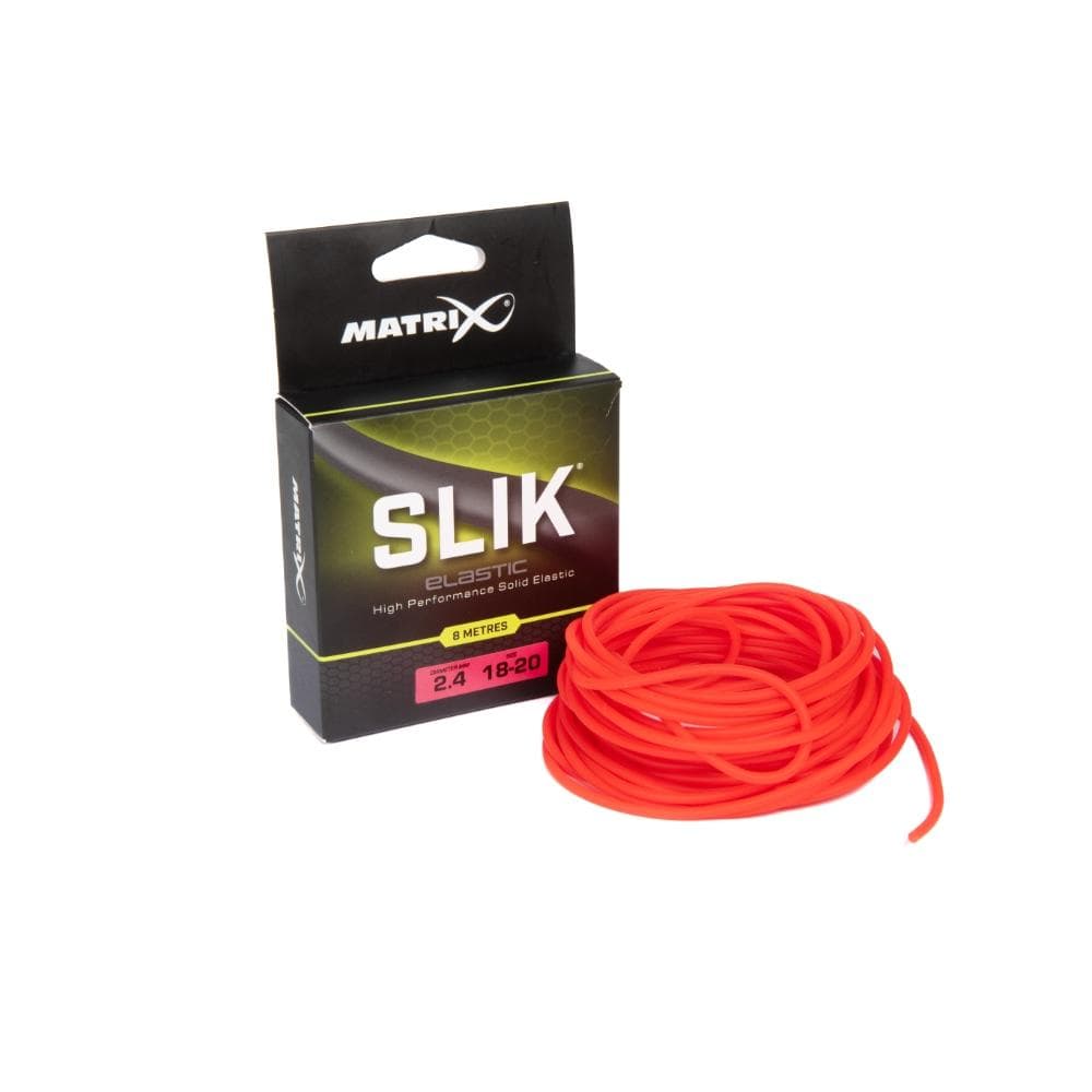 Matrix Slik Hybrid Elastic 8 Meter Bulkpack 2.4mm - Red
