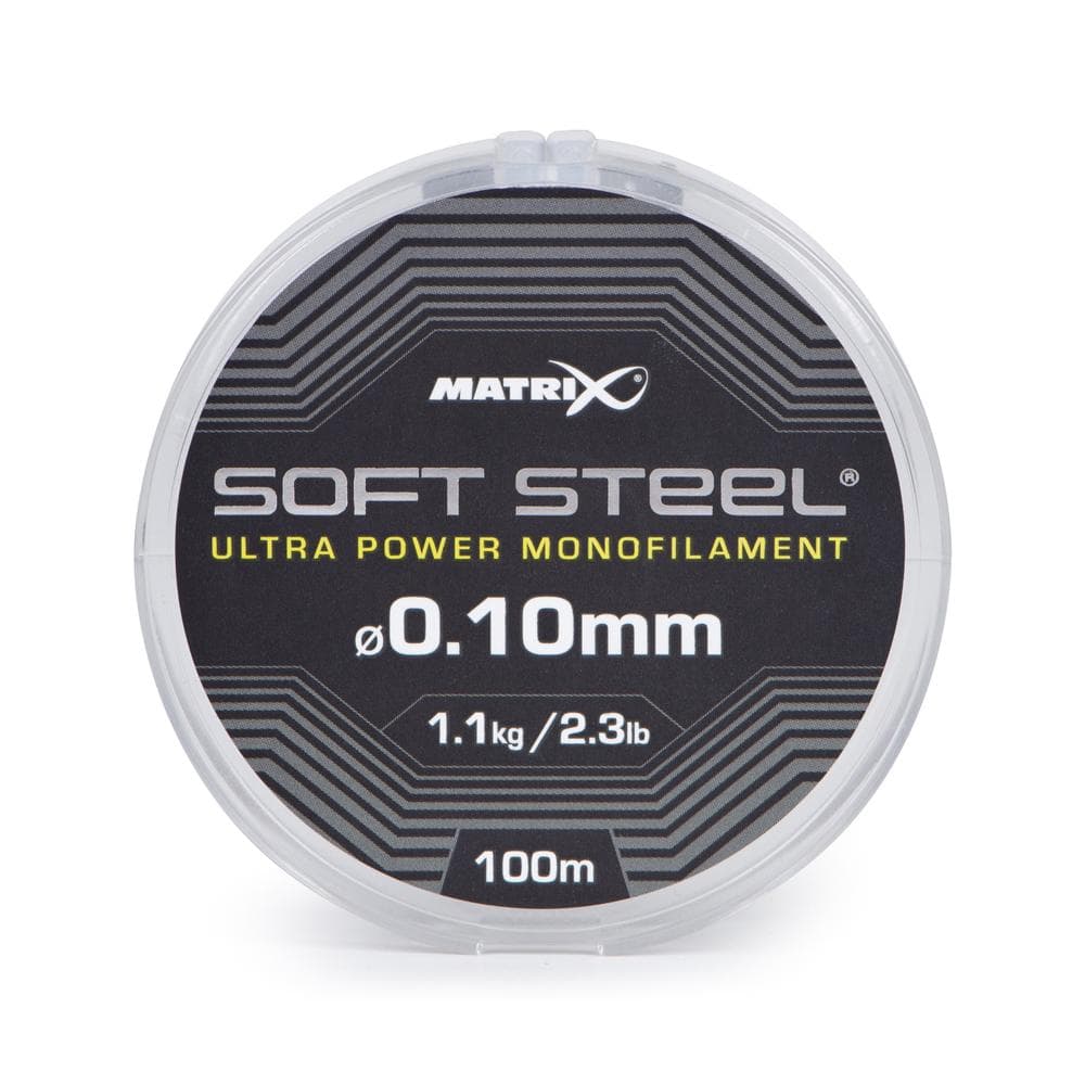 Matrix Soft Steel Ultra Power Monofilament 100m 0.10mm