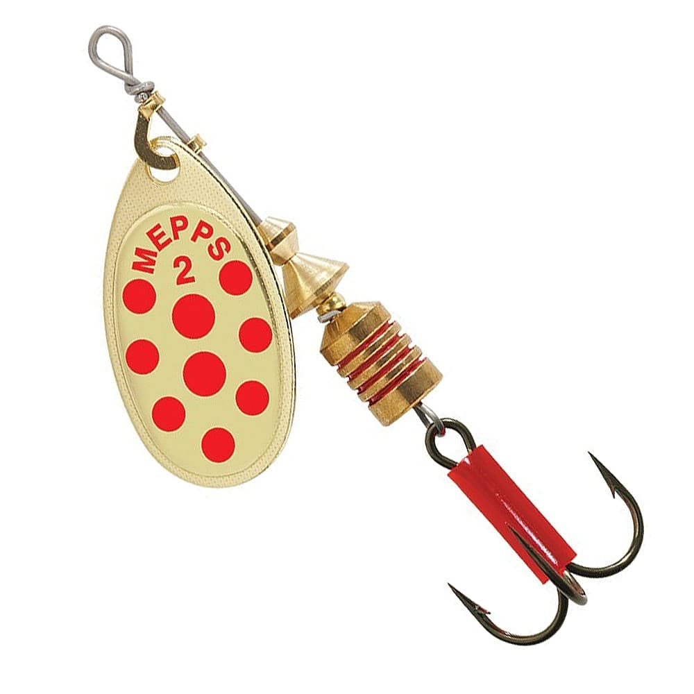 Mepps Aglia Goud-Rood 2 - 4.5gr