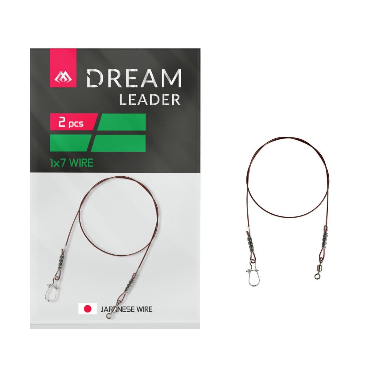 Mikado Dream Leader 1x7 Surflon 9kg 2 stuks 20cm