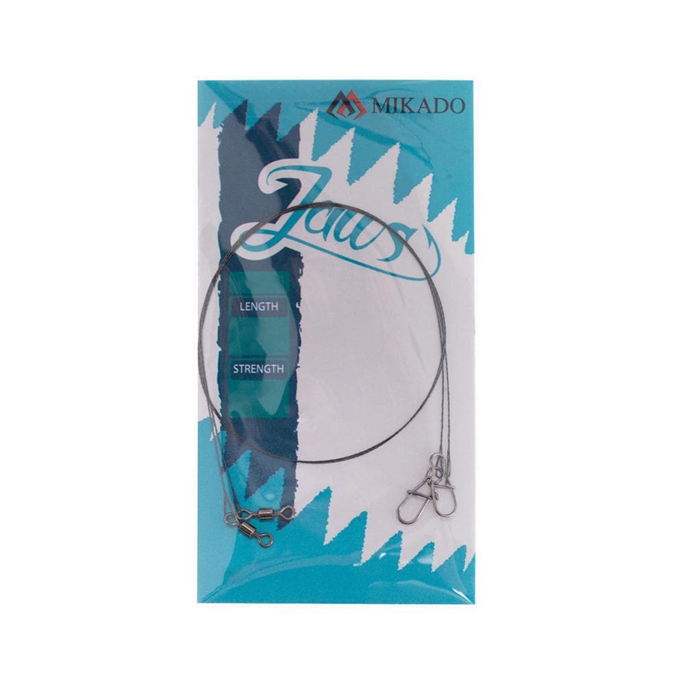 Mikado Jaws Tungsten Leader 5kg 2 stuks 35cm
