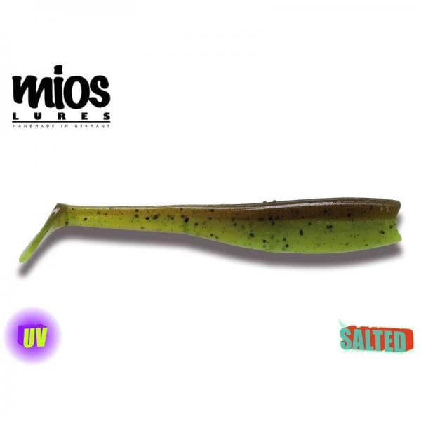 Mios Lures Beans 11.5cm 9g Green Pumpkin Chartreuse