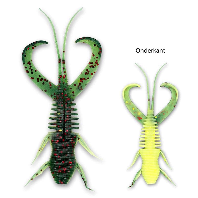 Monkey Lures Craby Lui 7,5cm 6 stuks Chilli Cheese - foto 2