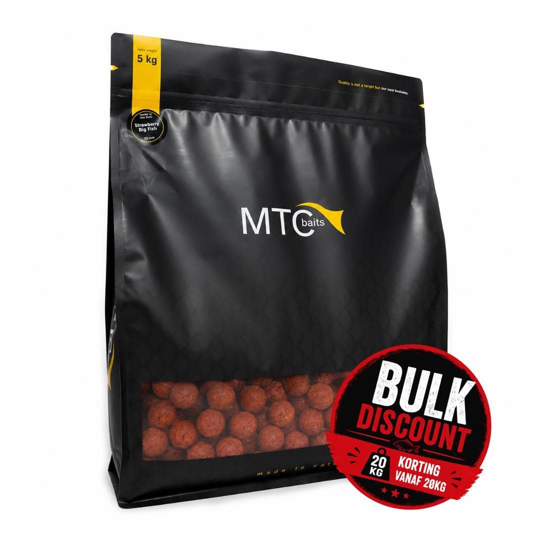 MTC Baits Strawberry Big Fish 20kg Bulkdeal 20mm