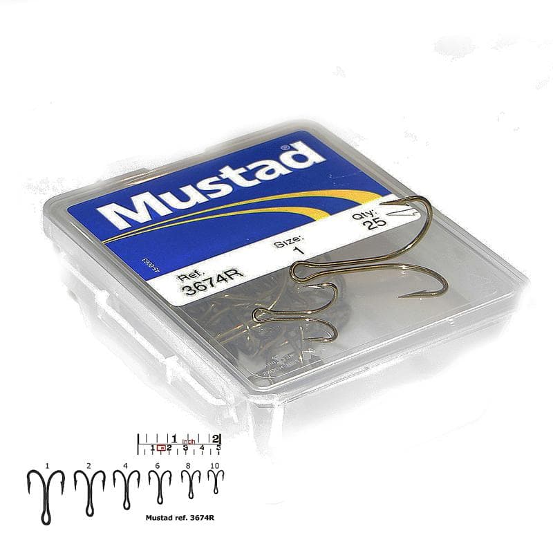 Mustad 3674BR Size 6 10 st.