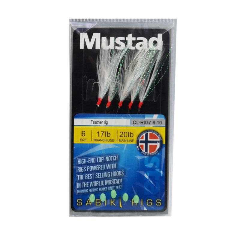 Mustad CL Rig 7-4 10 Feather Rig