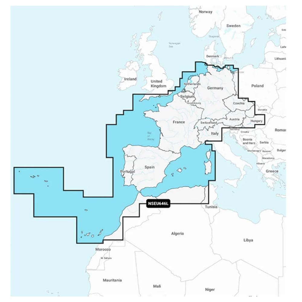 Navionics+ Waterkaart Europa, Midden en West - foto 2