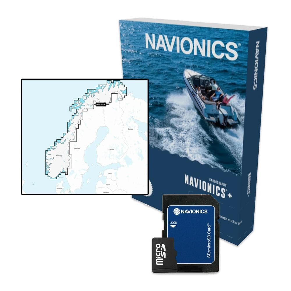 Navionics+ Waterkaart Noorwegen, Meren en rivieren