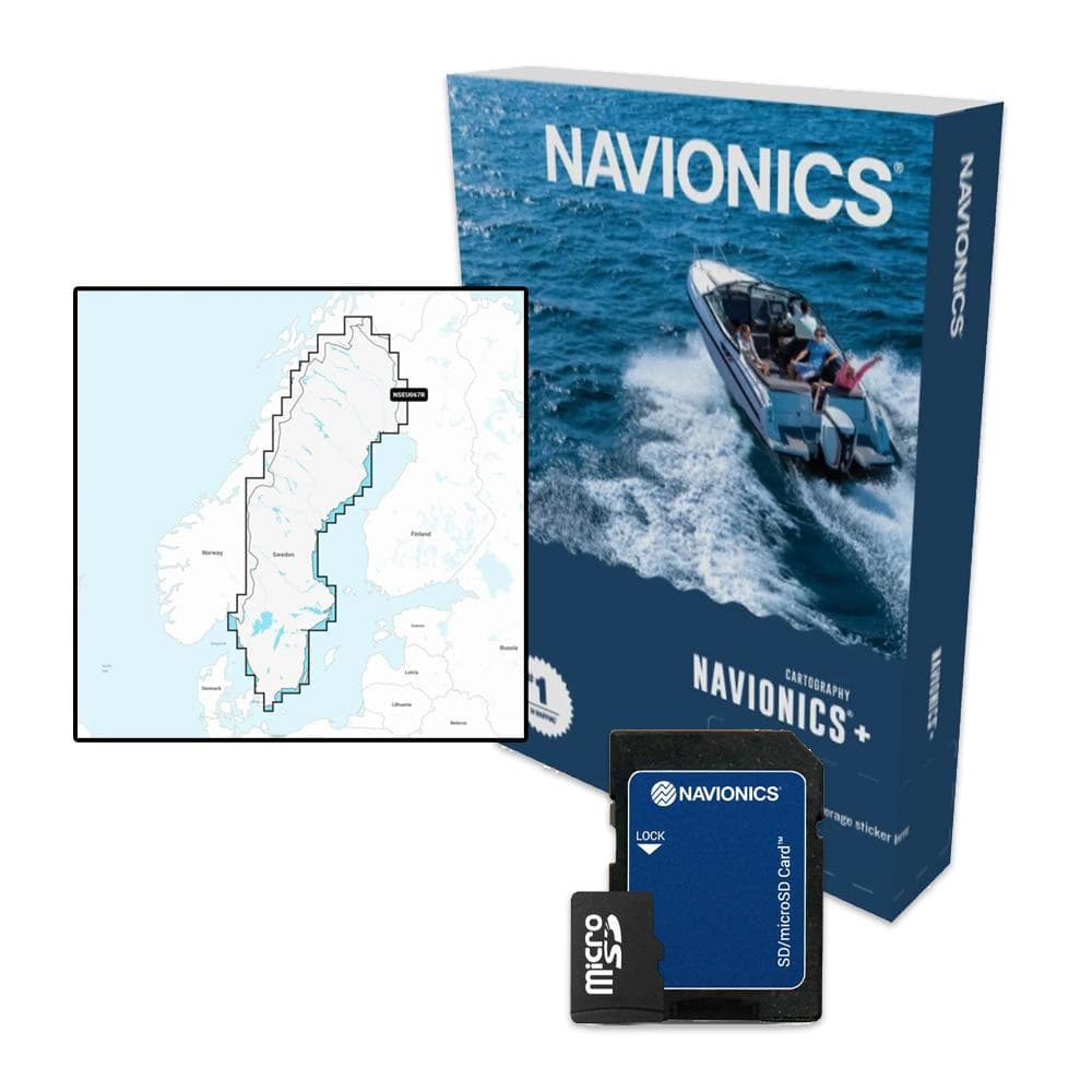 Navionics+ Waterkaart Zweden, Meren en rivieren
