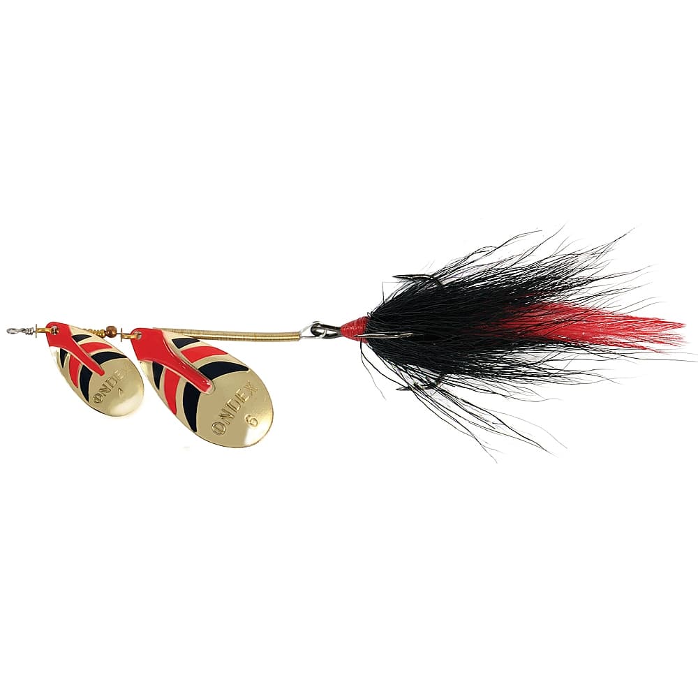 Ondex Tandem Buck Spinner Goud Decore Size 4/6