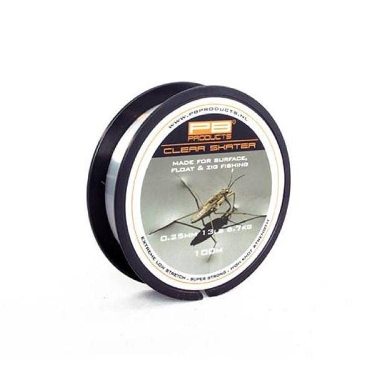 PB Products Clear Skater 100m 0.25mm 13lb 6.7kg