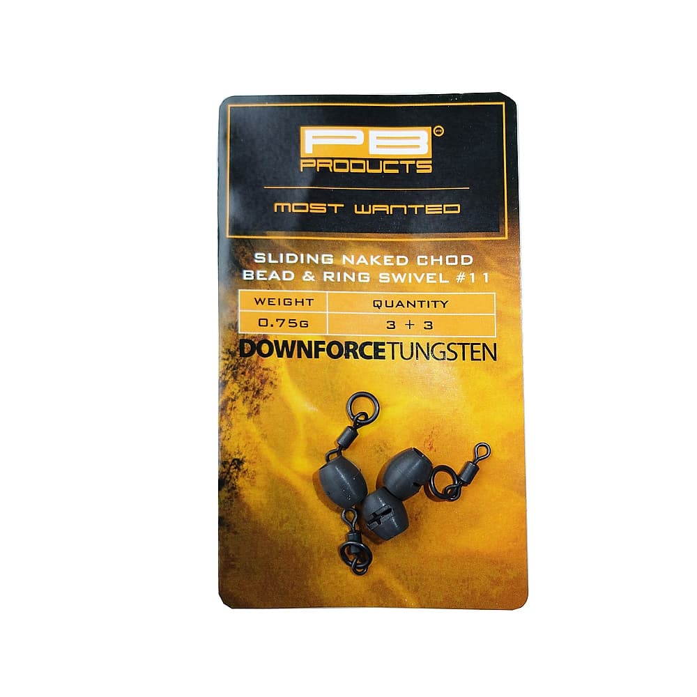 PB Products Downforce Tungste Naked Chod Bead Big eye