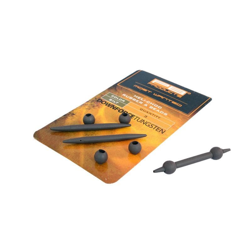 PB Products Downforce Tungsten Heli-Chod Rubber & Beads Silt