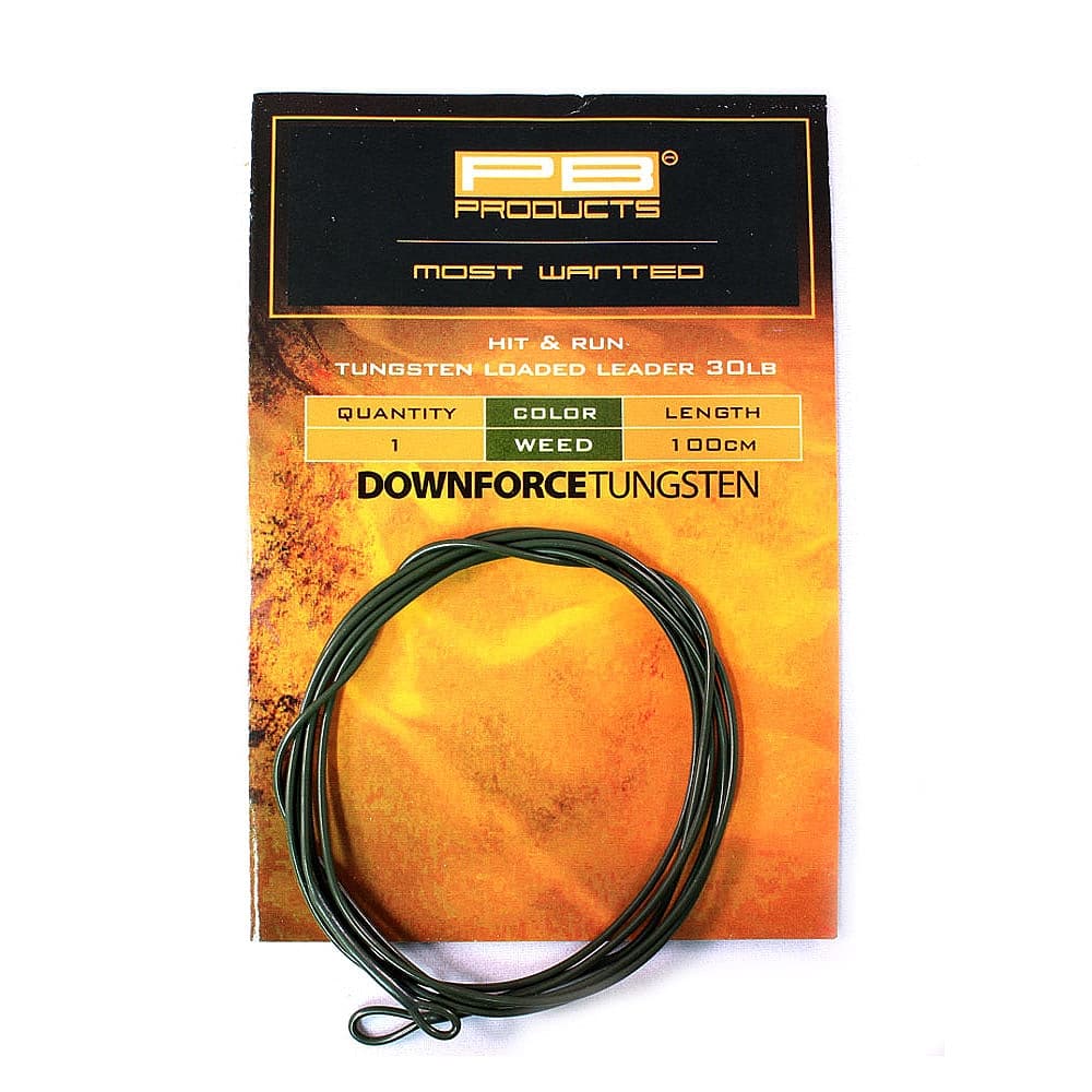 PB Products downforce tungsten Loaded Leader 100cm Silt