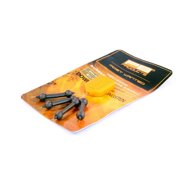 PB Products Downforce Tungsten X-Small Heli-Chod Rubber & Beads Silt