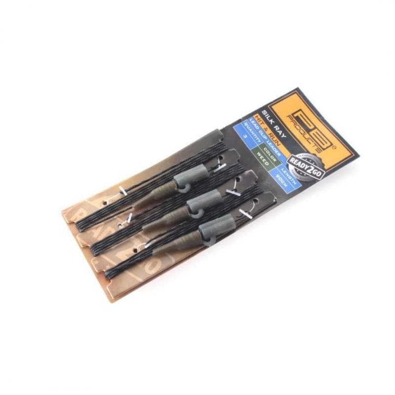 PB Products R2G Hit & Run Leadclip Leader 90cm 3pcs Weed