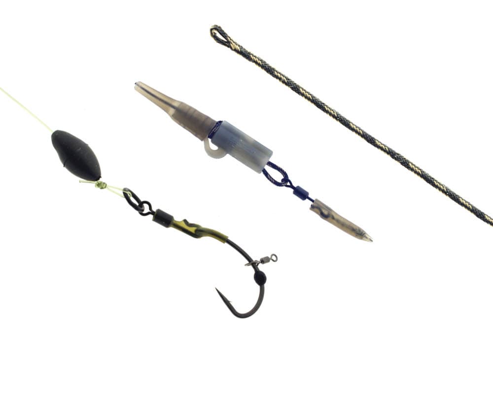 PB Products R2G SR Clip Leader 90/Ronnie Hinged Stiff Rig 2pcs Weed