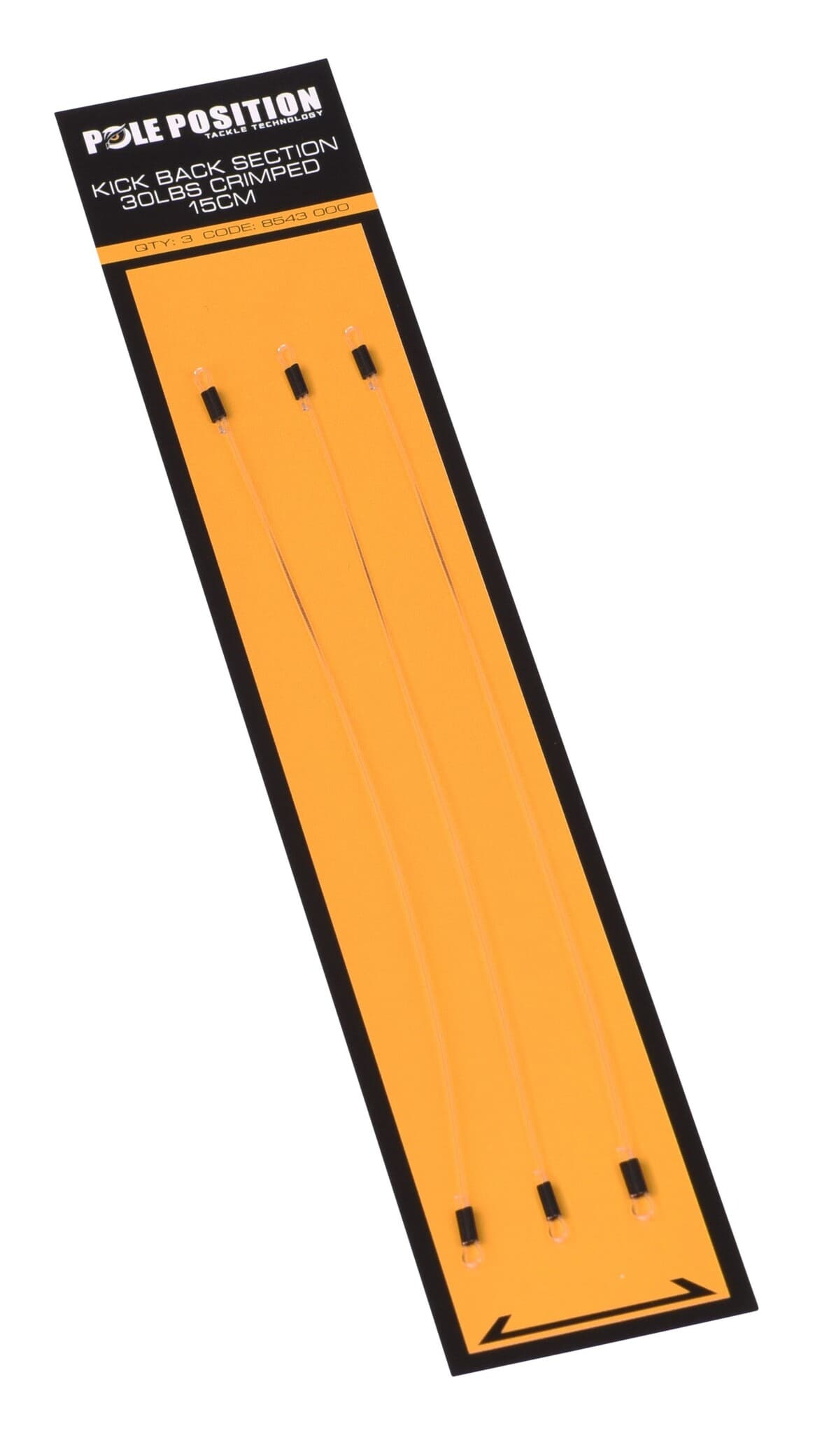 Pole Position Kick Back Section Crimped 15CM